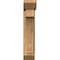 Ekena Millwork Imperial Slat Rough Sawn Bracket w/ Offset Brace, Western Red Cedar, 6"W x 18"D x 30"H BKT0604X18X30IMP06RWR - alternate 4